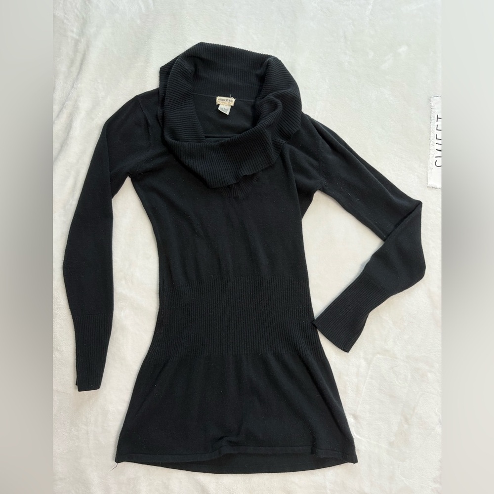 American Rag Black Knit top size large